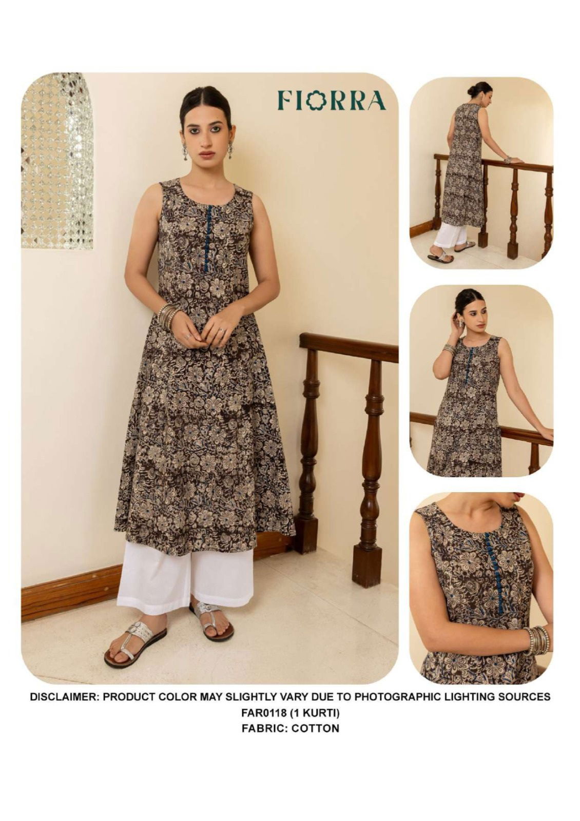 Fiorra FAR0118 Designer Printed Cotton Wholesale Kurti Suppliers In Mumbai
